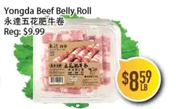 Full Fresh Supermarket Yongda Beef Belly Roll offer