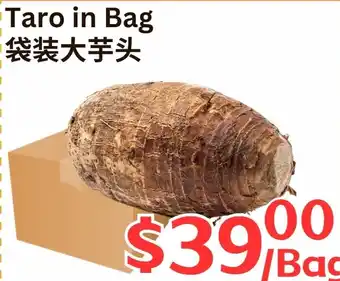 Taro in Bag