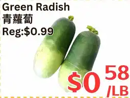 Farm Fresh Supermarket Green Radish offer
