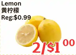 Farm Fresh Supermarket Lemon offer