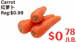 Farm Fresh Supermarket Carrot offer