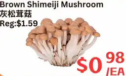 Farm Fresh Supermarket Brown Shimeiji Mushroom offer