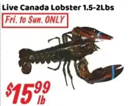 Nations Fresh Foods Live Canada Lobster offer