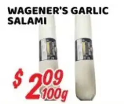 Nations Fresh Foods Wagener's garlic salami offer