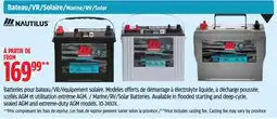 Canadian Tire Nautilus bateau/vr/solaire/marine/rv/solar offer