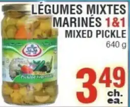 Akhavan Légumes mixtes marinés 1&1 mixed pickle offer