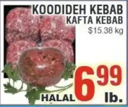 Akhavan Koodideh kebab kafta kebab offer