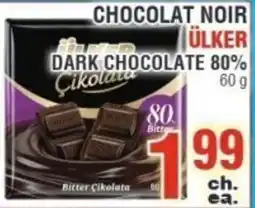 Akhavan Ulker dark chocolate 80% offer