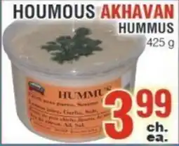Akhavan Akhavan hummus offer