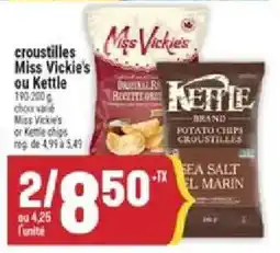 Marché Adonis Miss Vickies or Kettle croustilles offer