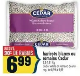 Marché Adonis Cedar haricots blancs ou romains offer