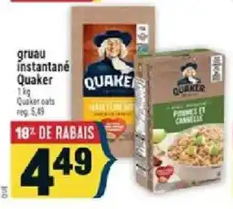 Marché Adonis Quaker instant oatmeal offer