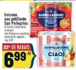 Marché Adonis San Pellegrino sparkling water drink offer