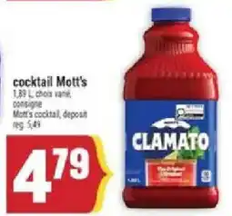 Marché Adonis Mott's cocktail offer