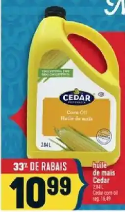 Marché Adonis Cedar corn oil offer