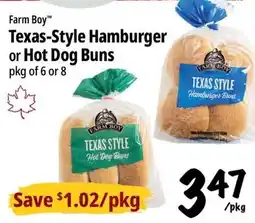 Farm Boy Farm Boy Texas-Style Hamburger or Hot Dog Buns offer