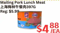 Farm Fresh Supermarket Mailing Pork Lunch Meat offer