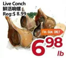 Asian Food Centre Live Conch offer