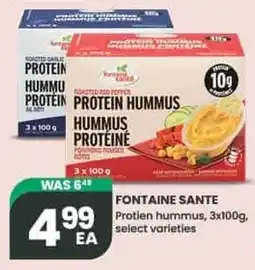 Olive Branch Fontaine sante protein hummus offer