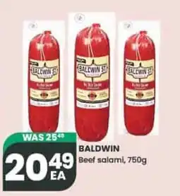 Olive Branch Baldwin beef salami offer