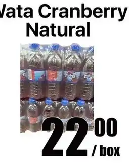 Aigoo Foodmart Wata Cranberry Natural offer