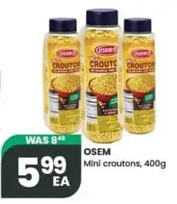 Olive Branch Osem mini croutons offer