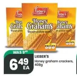 Olive Branch Lieber's honey graham crackers offer