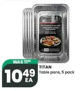 Olive Branch Titan table pans offer
