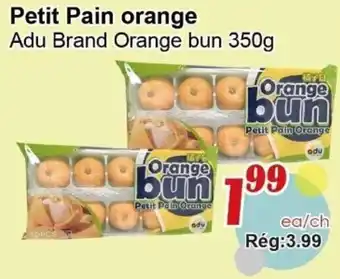 Adu brand orange bun