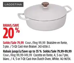 Canadian Tire Lagostina braisière en fonte offer