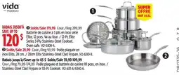 Canadian Tire Vida elite 3-ply stainless-steel cookset offer
