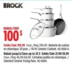 Canadian Tire The Rock ceramic cookset offer