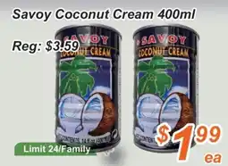 Golden Fresh Market Savoy coconut cream offer