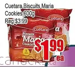 New Pacific Supermarket Cuetara biscuits maria cookies offer