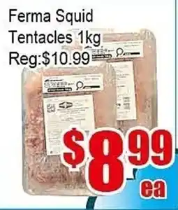 New Pacific Supermarket Ferma Squid Tentacles offer