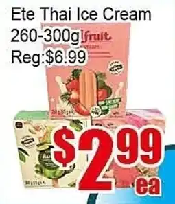 New Pacific Supermarket Ete Thai Ice Cream offer