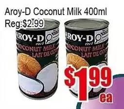 New Pacific Supermarket Aroy-d coconut milk offer