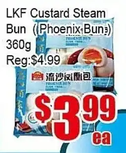New Pacific Supermarket LKF Custard Steam Bun offer