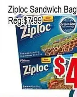 New Pacific Supermarket Ziploc sandwich bag offer