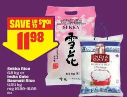 FreshCo Sekka Rice or India Gate Basmati Rice offer