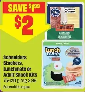 Schneiders stackers, lunchmate or adult snack kits