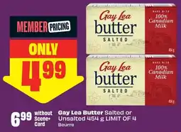 FreshCo Gay Lea Butter Salted or Unsalted offer