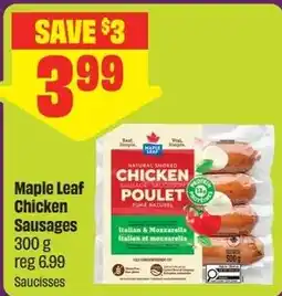 FreshCo Maple Leaf Chicken Sausages offer