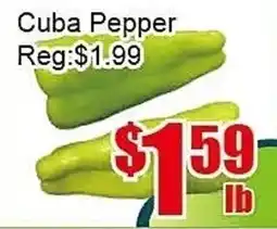 New Pacific Supermarket Cuba Pepper offer