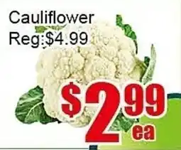 New Pacific Supermarket Cauliflower offer