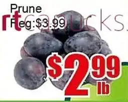 New Pacific Supermarket Prune offer