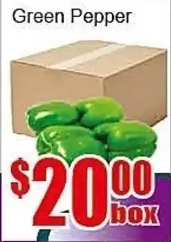 New Pacific Supermarket Green Pepper offer
