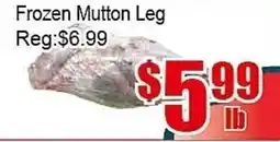 New Pacific Supermarket Frozen Mutton Leg offer