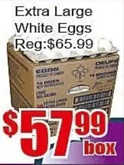 New Pacific Supermarket Extra Large White Eggs offer