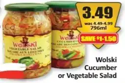 Starsky Wolski cucumber or vegetable salad offer